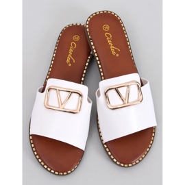 BM Dámské pantofle Tonya White bílý 1