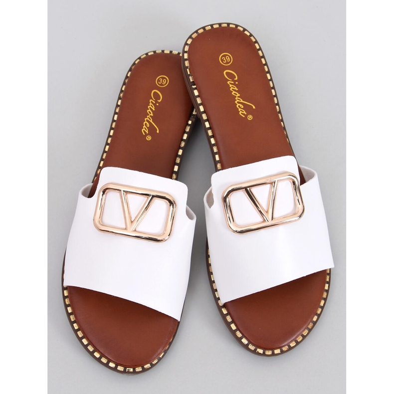 BM Dámské pantofle Tonya White bílý 1