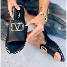 BM Dámské pantofle Tonya Black černý 2