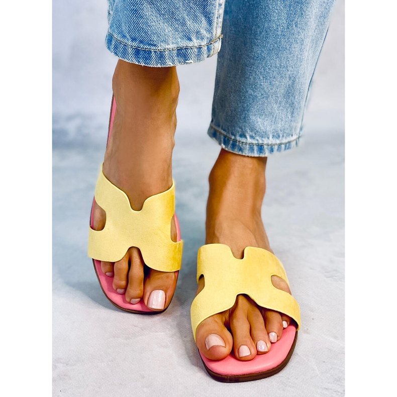 Dámské pantofle Kalani Yellow žlutá 2