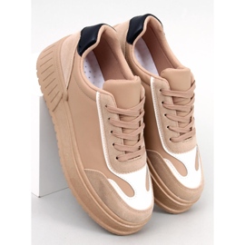 BM Tenisky na platformě Griffin Khaki béžový 1