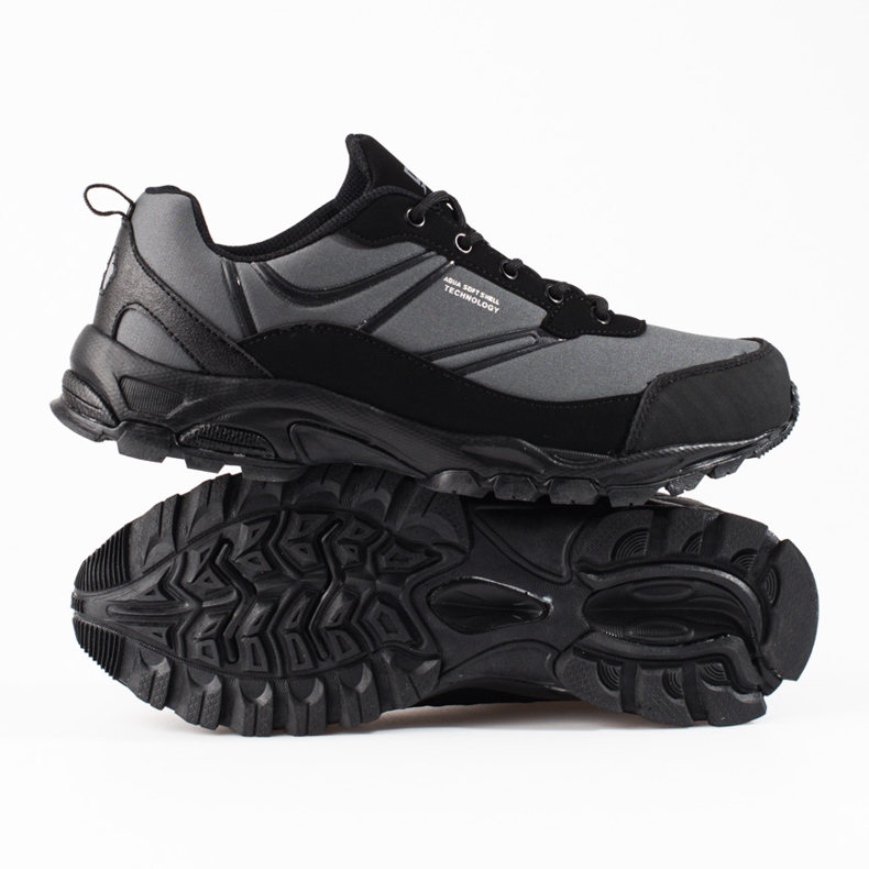 Pánské hnědé trekové sportovní boty DK černá 1