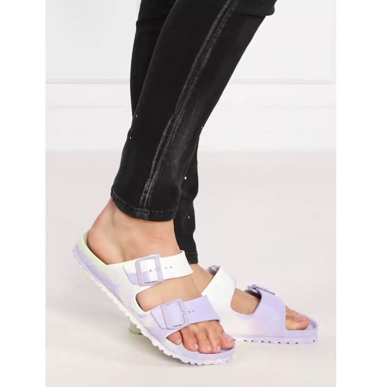 Pantofle Birkenstock Arizona Eva W 1024556 fialová 1