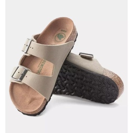 Pantofle Birkenstock Arizona Bs Jr 1023421 béžový 2