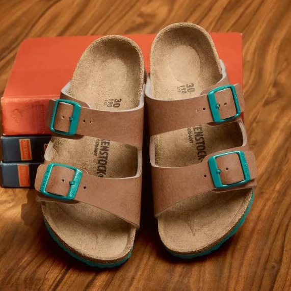 Pantofle Birkenstock Arizona Bs Jr 1023406 hnědý 1