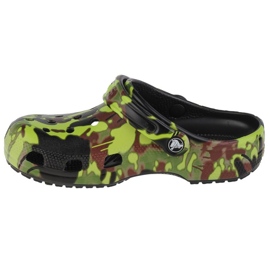 Crocs Classic Spray Camo Clog 208305-001 žabky zelený 1