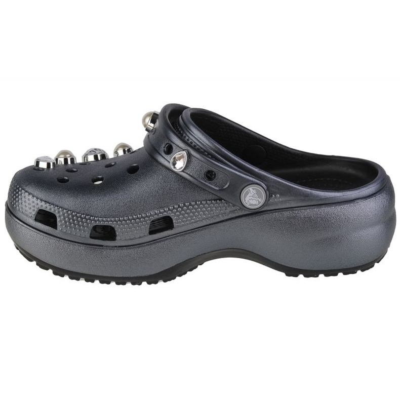 Crocs Classic Platform Crystals Pearls Clog W 208342-001 šedá 1