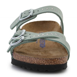 Vstřikované nýty Birkenstock Franca Matcha Slippers W 1024267 zelená 1