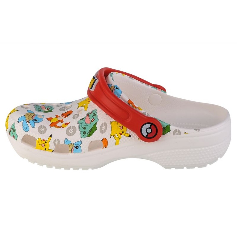 Pantofle Crocs Pokemon Classic Kids Clog Jr 207739-94S bílý 1