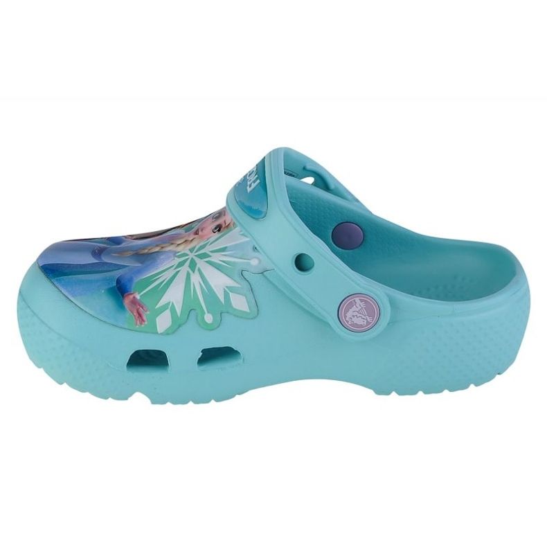 Dřeváky Crocs Fl Disney Frozen II T Clog Jr 206804-4O9 modrý 1