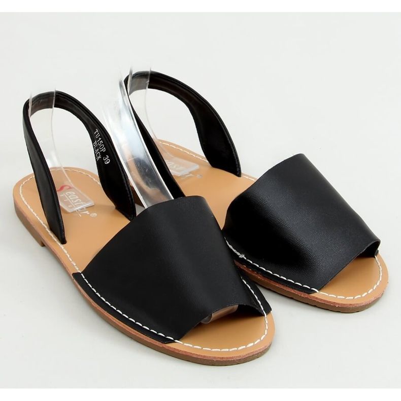 BM Dámské sandály Sloan Black černá 1 BM Dámské sandály Sloan Black černá 1