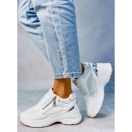 BM Bílé tenisky na klínku Mcbride bílý 2