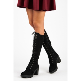 Seastar Šněrovací pracovní boty černý 2