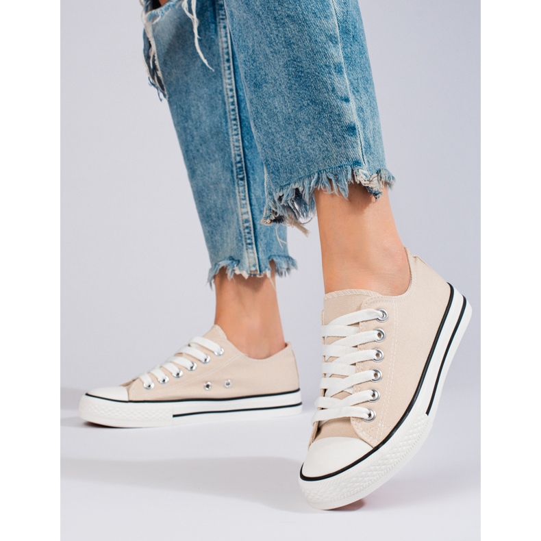 Dámské béžové tenisky Shelovet béžový 2