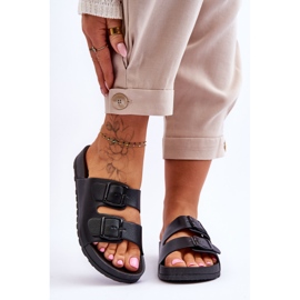 Dámské pantofle na platformě Black Vertigo černý 1