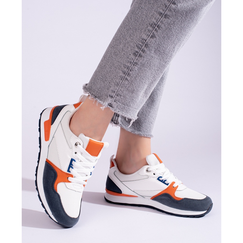 Dámská sportovní obuv Shelovet bílá a tmavě modrá bílý 2