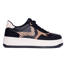 Dámská sportovní obuv na platformě černá Shelovet 1