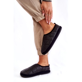 Dámské zateplené pantofle Big Star KK274606 Černé černá 3