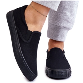 Dámské Sneakers Slip-On Big Star LL274392 Black černý 4