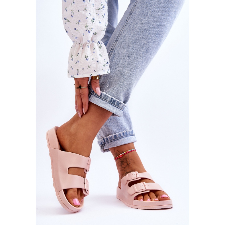 PS1 Dámské skluzavky na platformě Růžové Vertigo růžový 2 PS1 Dámské skluzavky na platformě Růžové Vertigo růžový 2