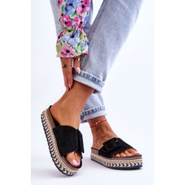PS1 Dámské Sandály Na Zdobené Platformě Černá Joyce 2