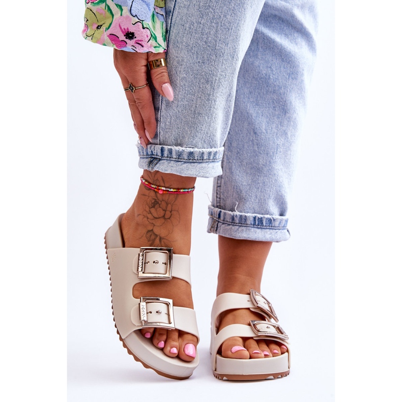 Dámské pantofle ZAXY HH285149 Smooth Light Beige béžový 1