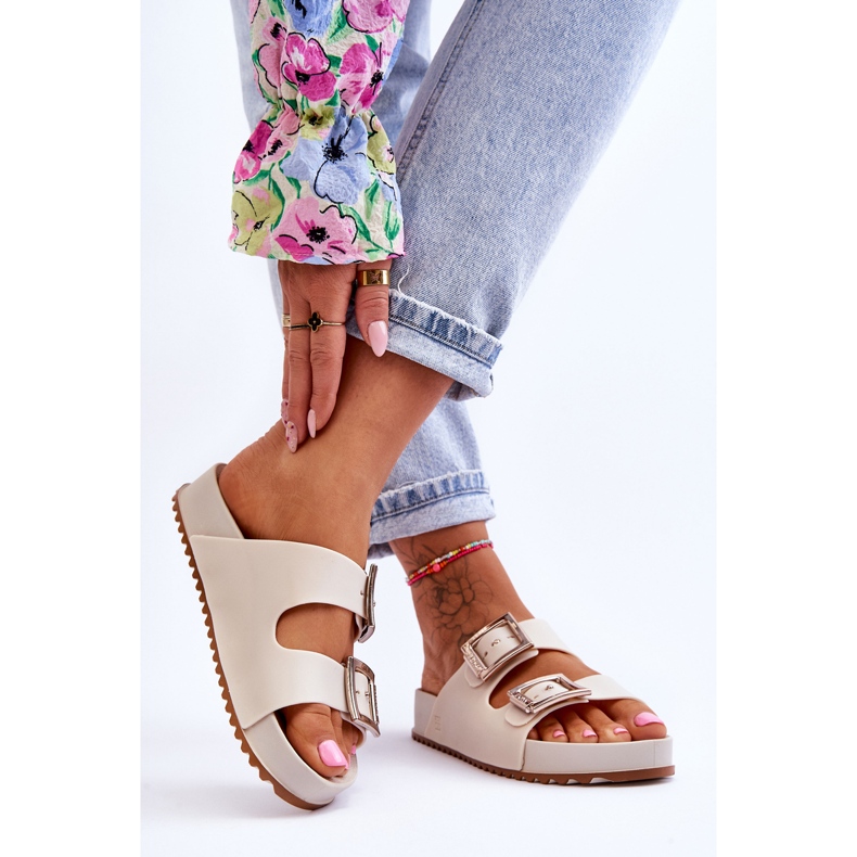 Dámské pantofle ZAXY HH285149 Smooth Light Beige béžový 2