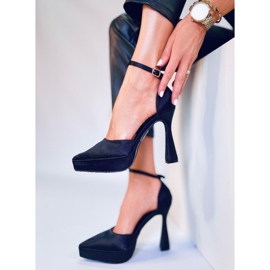 BM Carlie Black lodičky na platformě černá 2