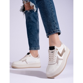 Tenisky Shelovet s robustní podrážkou bílý 1