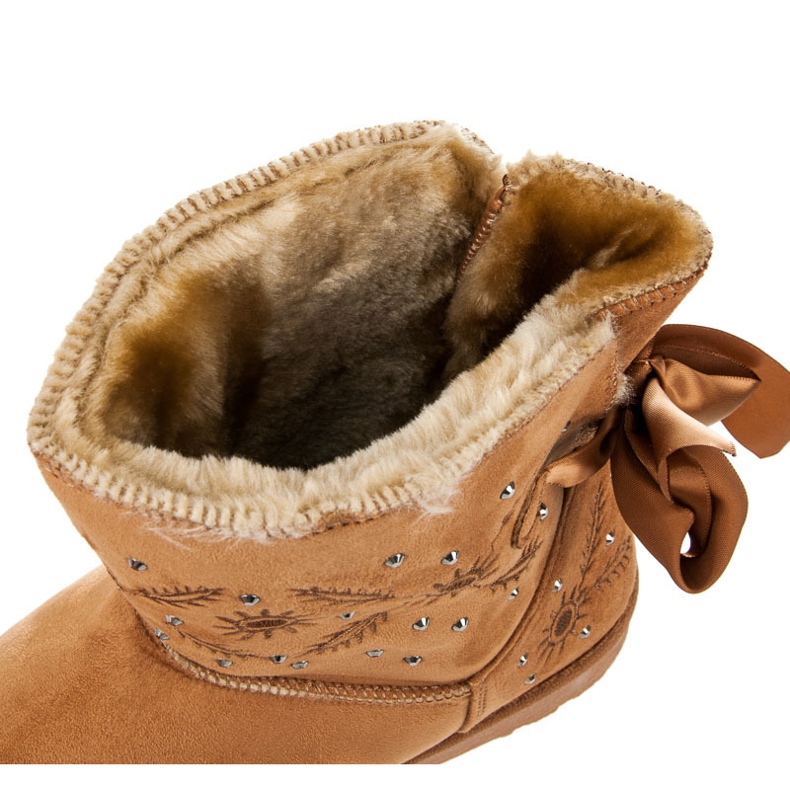 Kylie Semišové sněhové boty hnědý 1