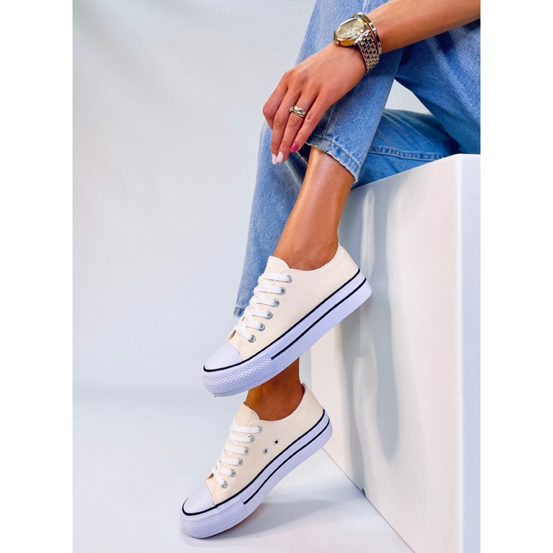 BM Dámské klasické tenisky Fargis Beige béžový 2