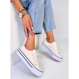 BM Dámské klasické tenisky Fargis Beige béžový 1