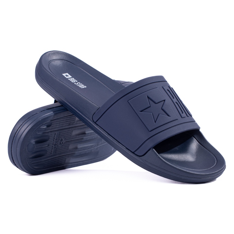 Námořnické modré pantofle Big Star DD174688 modrý 2