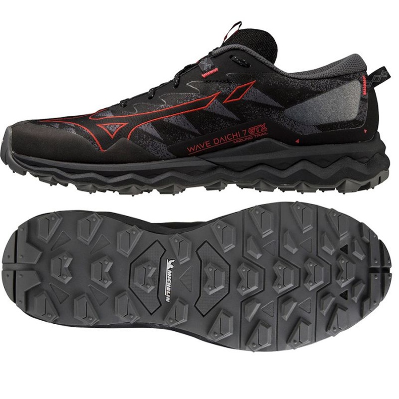 Běžecké boty Mizuno Wave Daichi J1gj225601 Gore-Tex černá 1