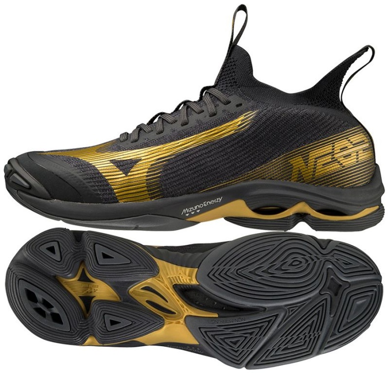 Volejbalové boty Mizuno Wave Lighting Neo2 M V1GA220241 černý černý 1