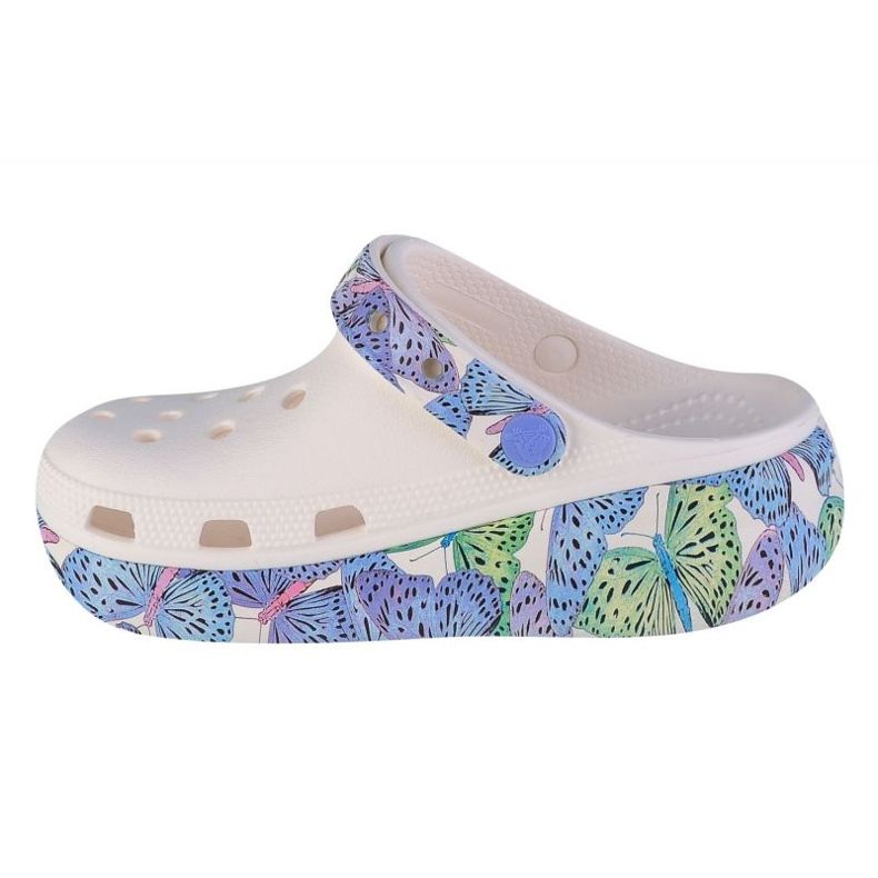 Dětský dřevák Crocs Cutie Crush Butterfly 208298-94S bílý 1