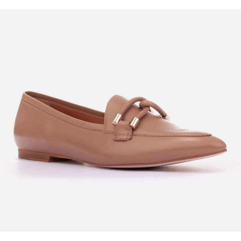 Marco Shoes Zdobené mokasíny béžový 1