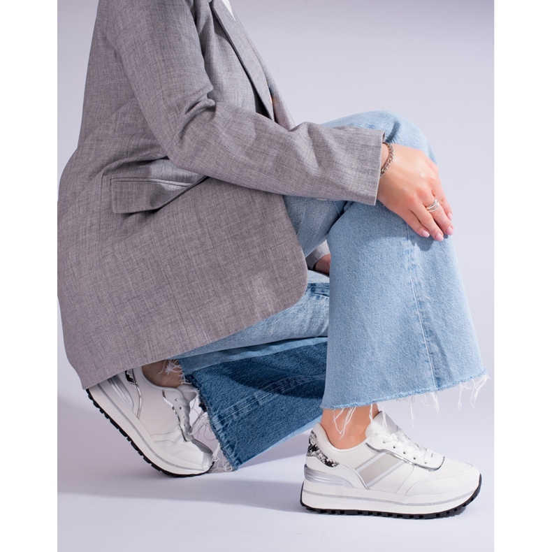 Dámské bílé dámské tenisky Shelovet bílý 2