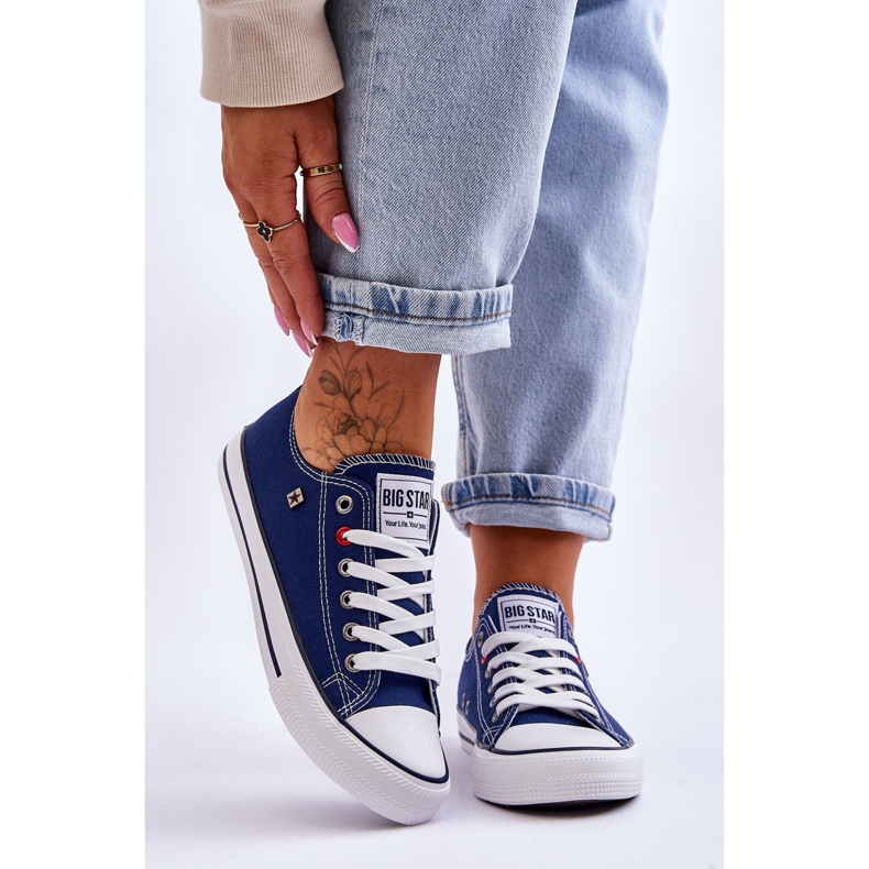 Dámské tenisky Big Star T274021 tmavě modrá modrý 1 Dámské tenisky Big Star T274021 tmavě modrá modrý 1