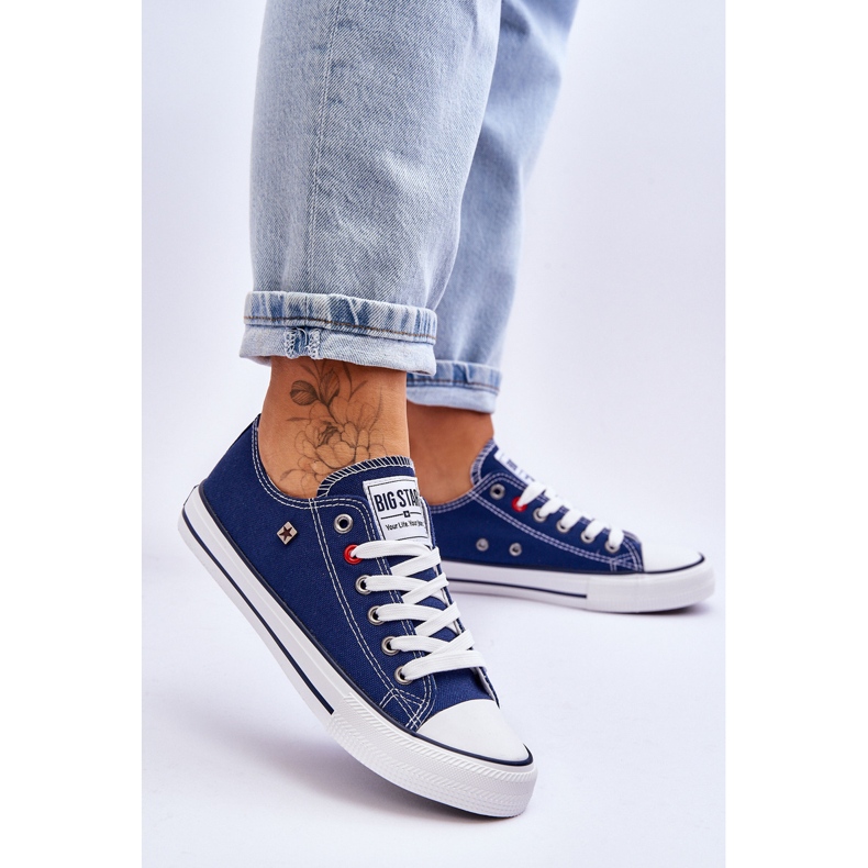 Dámské tenisky Big Star T274021 tmavě modrá modrý 2 Dámské tenisky Big Star T274021 tmavě modrá modrý 2