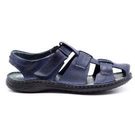 Polbut Sandály SA07 navy blue námořnická modř 1