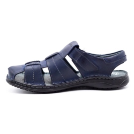 Polbut Sandály SA07 navy blue námořnická modř 2