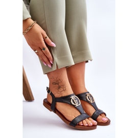 Ploché sandály S.Barski KV-5541-32 Černé černý 2