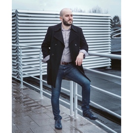 Polbut Pánská volnočasová obuv R3 Perforation Navy Blue modrý 2