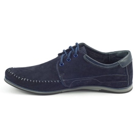 KOMODO Boty Pánské mokasíny 875 navy blue modrý 3