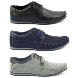 KOMODO Boty Pánské mokasíny 875 navy blue modrý 5