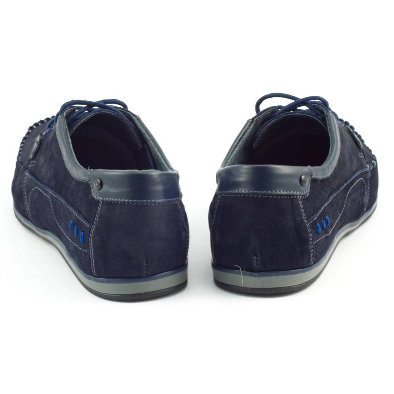 KOMODO Boty Pánské mokasíny 875 navy blue modrý 2