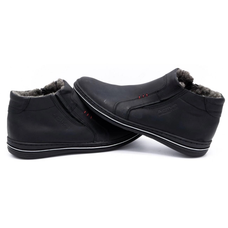 Polbut Černé pánské zimní boty 381 černá 1