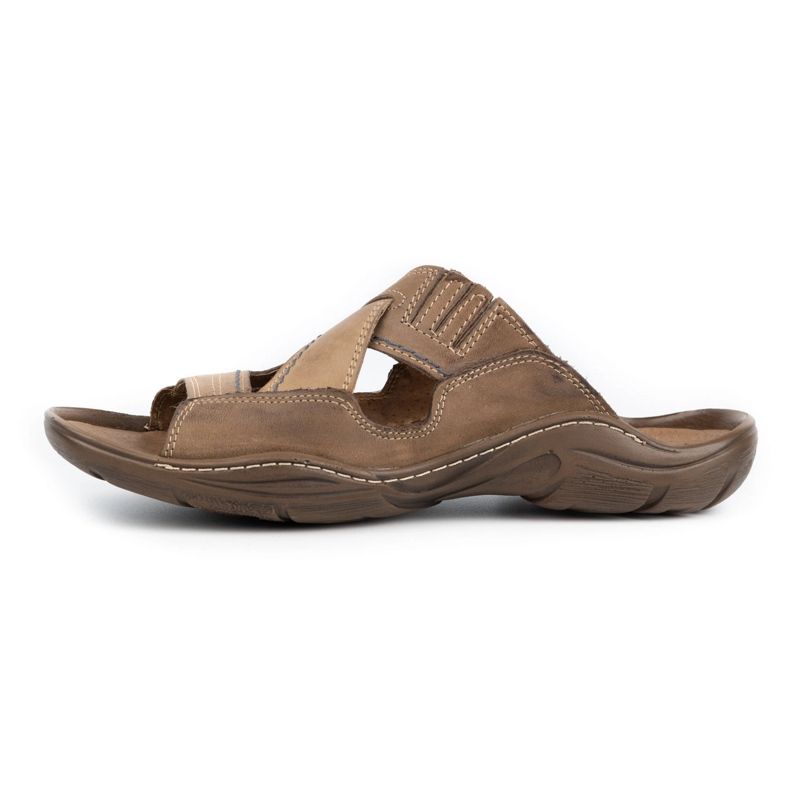 Mario Pala Pánské hnědé pantofle 400 hnědý 2