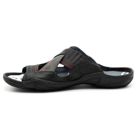 Mario Pala Pánské pantofle 400 černé černá 2